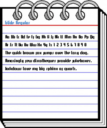 Glide Regular Font