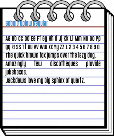 Gobold Uplow Regular Font