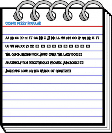 GOING MERRY Regular Font
