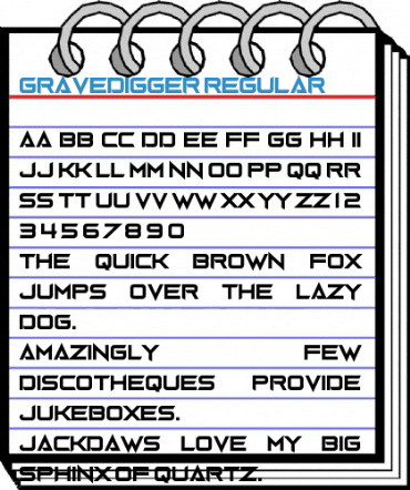Gravedigger Regular Font