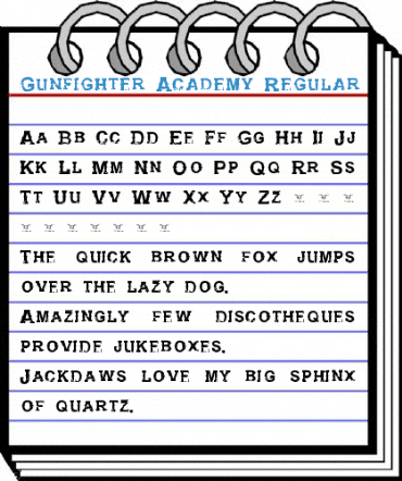 Gunfighter Academy Regular Font