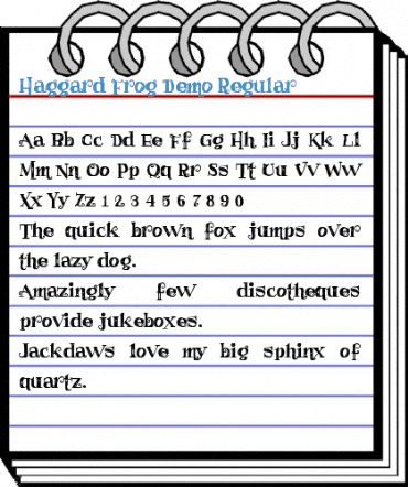 Haggard Frog Demo Regular Font
