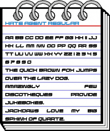 Hate Agent Regular Font