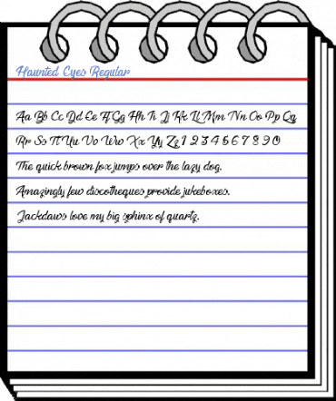 Haunted Eyes Regular Font