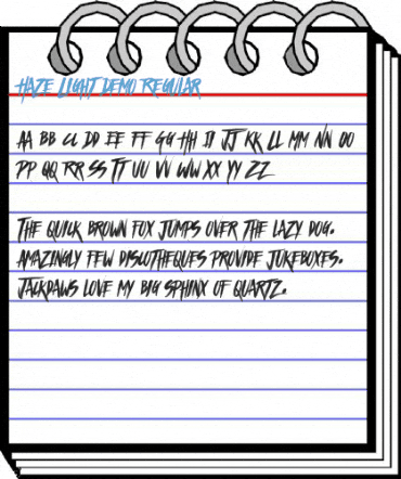Haze Light Demo Regular Font