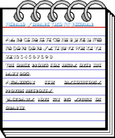 Herald Square Two NF Regular Font
