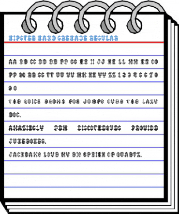 Hipster Hand Grenade Regular Font