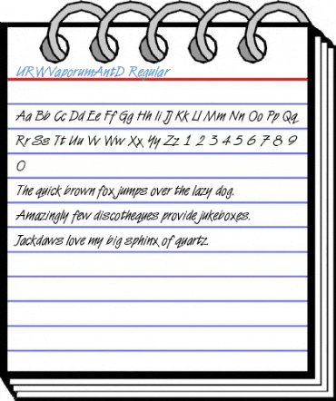 URWVaporumAntD Regular Font