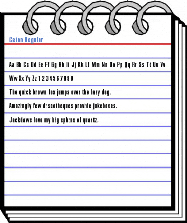 Cetan Regular Font