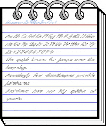 Hussar BdWodkaOut Font
