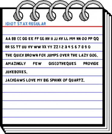 Idiot Stax Regular Font