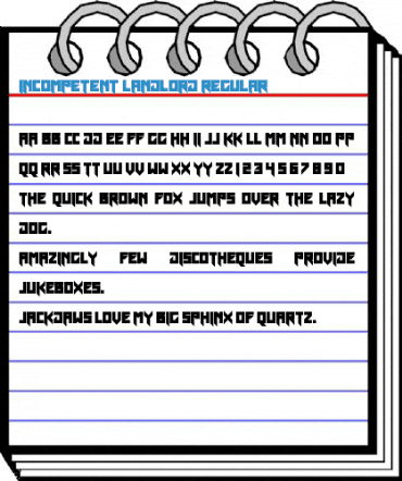 Incompetent Landlord Regular Font