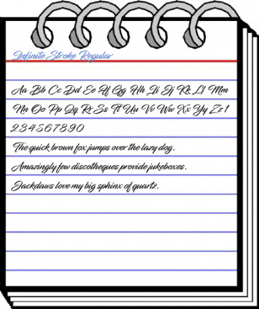 Infinite Stroke Regular Font