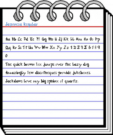 Japonesa Regular Font