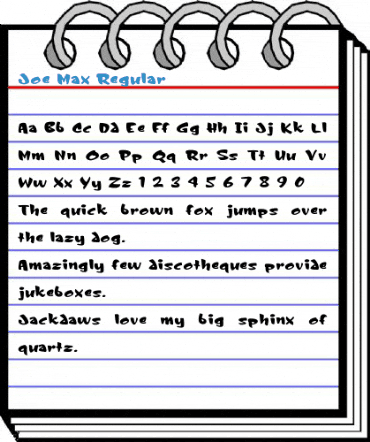 Joe Max Regular Font