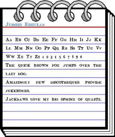 Judges Font