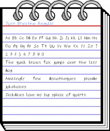 Just Breathe Regular Font