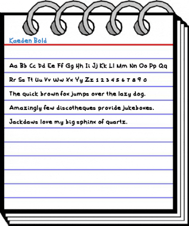 Kaeden Bold Font