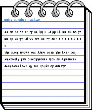Kings Butcher Regular Font