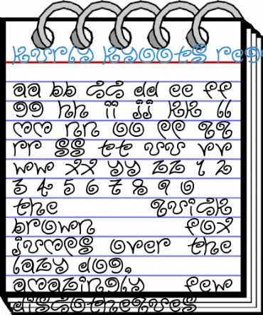 Kurly Kyoots Regular Font
