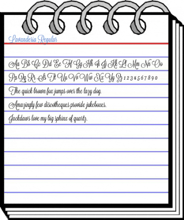 Lavanderia Regular Font