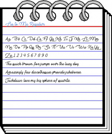 Lie to Me Regular Font