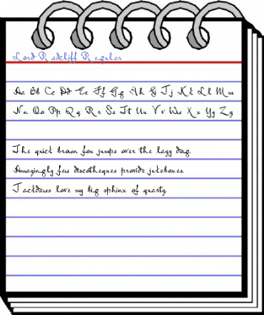 Lord Radcliff Regular Font