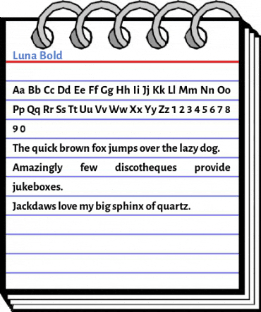 Luna Bold Font