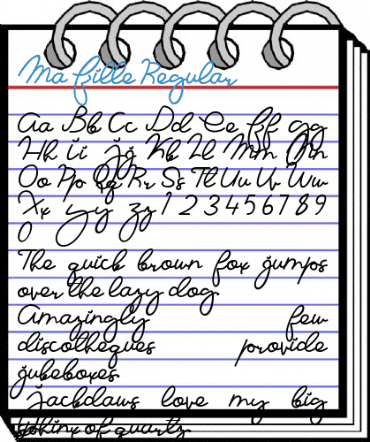 Ma Fille Regular Font