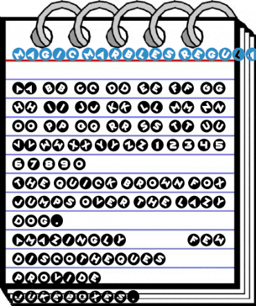 Magic Marbles Regular Font