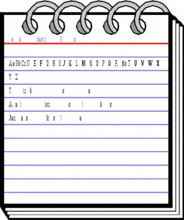 manual font basic demo Regular Font
