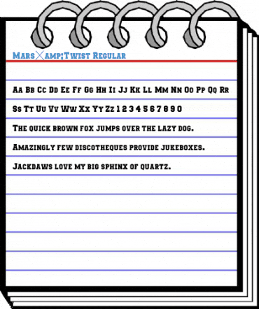 Mars&Twist Regular Font