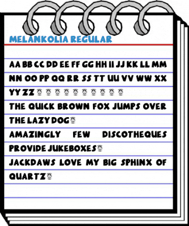 MELANKOLIA Font