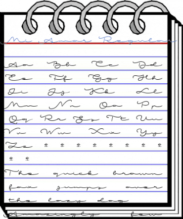 Mi Amor Regular Font