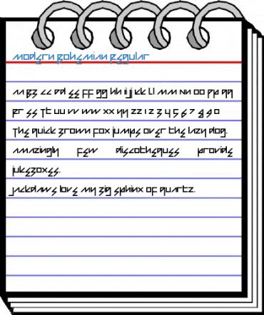 Modern Bohemian Regular Font