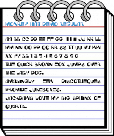 Monkey Hat DEMO Regular Font