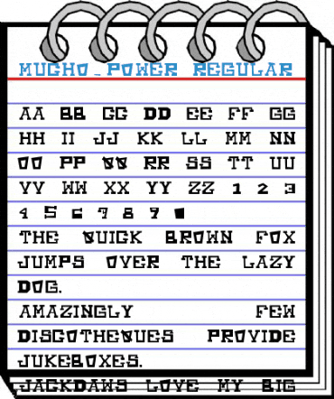 Mucho_Power Regular Font