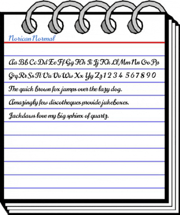 Norican Normal Font