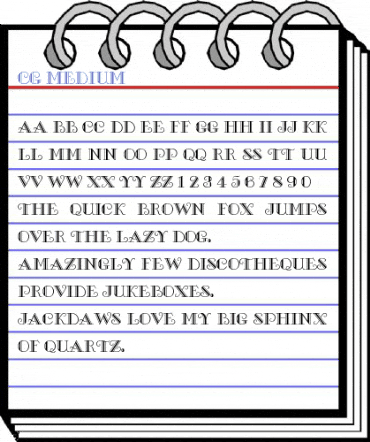 Cg Medium Font