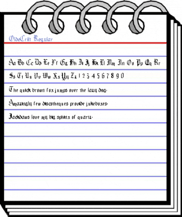 OldeCrilt Regular Font