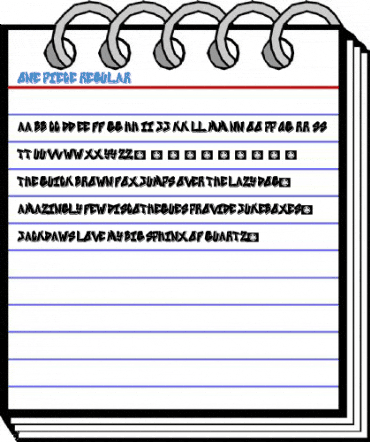 ONE PIECE Regular Font