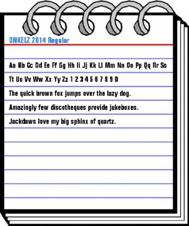 ONKELZ 2014 Regular Font