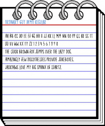 Ordinary Guy DEMO Regular Font