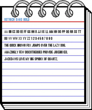 Ostrich Sans Bold Font