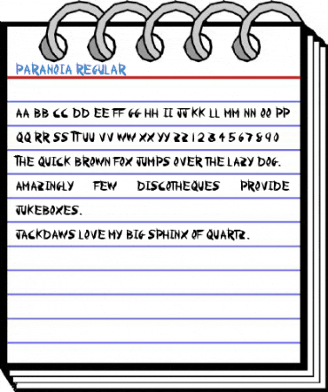 Paranoia Regular Font