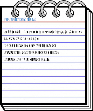 Personality DEMO Regular Font
