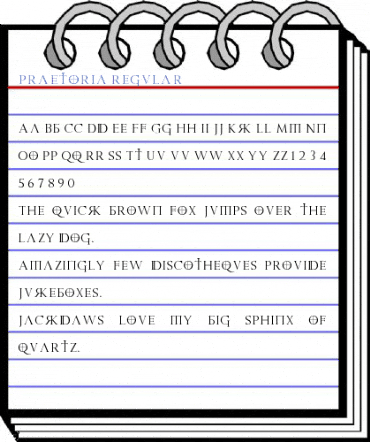 Praetoria Regular Font