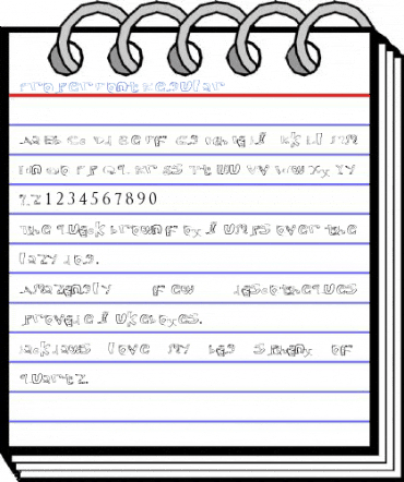 Proper Font Regular Font