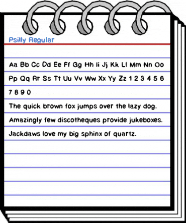 Psilly Regular Font