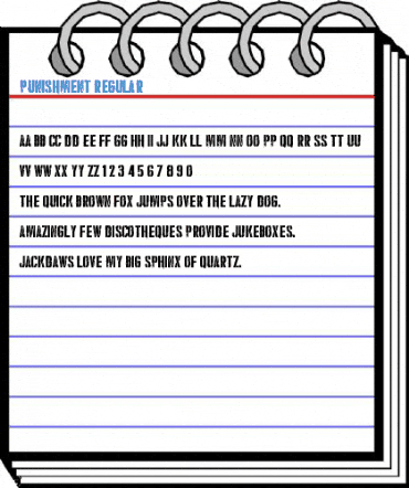 Punishment Regular Font